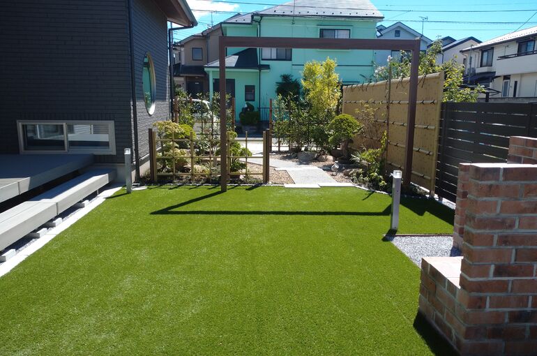リフォーム庭人工芝
